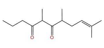 5,7,10-Trimethyl-9-undecen-4,6-dione