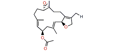 (R)-6-Acetoxyisosarcophytoxide