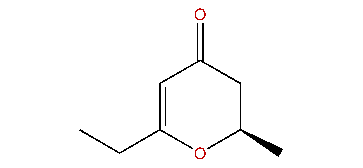 (6R)-6-Ethyl-2-methyl-2,3-dihydro-4H-pyran-4-one