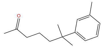 6-Methyl-6-m-tolylheptan-2-one