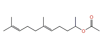 6,10-Dimethyl-5,9-undecadien-2-yl acetate