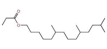 6,10,13-Trimethyltetradecyl propionate