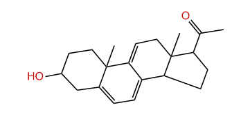 3-Hydroxypregna-5,7,9(11)-trien-20-one
