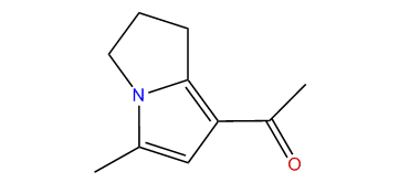 7-Acetyl-5-methyl-2,3-dihydro-(1H)-pyrrolizine