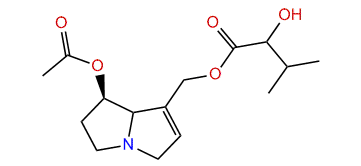 7-Acetyl-9-(2-hydroxy-3-methylbutyryl)-retronecine