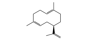 (S,E,Z)-1,5-Dimethyl-8-(prop-1-en-2-yl)-cyclodeca-1,5-diene