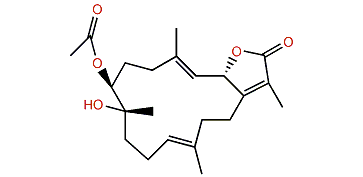 7b-Acetoxy-8a-hydroxydeepoxysarcophine