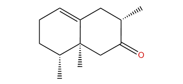 8-alpha-Methyl-11,12,13-tris-nor-eremophil-1(10)-en-7-one