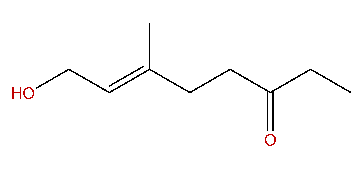 (E)-8-Hydroxy-6-methyl-6-octen-3-one