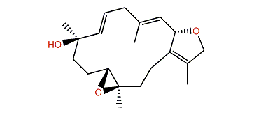 8-Hydroxyisosarcophytoxide-6-ene