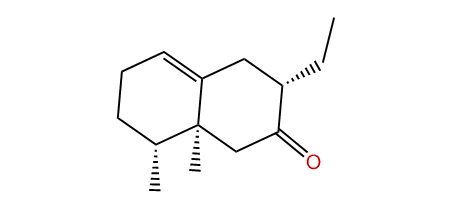 8alpha-methyl-11,12,13-tris-nor-Eremofil-1(10)-en-7-one