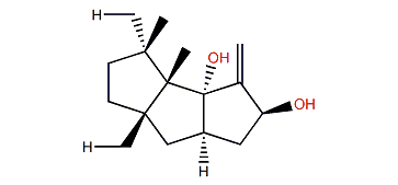 9(12)-Capnellene-8b,10a-diol