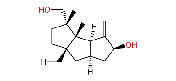 9(12)-Capnellene-8b,15-diol