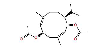 (E,E)-2,6-Diacetoxygermacra-1(10),4-diene