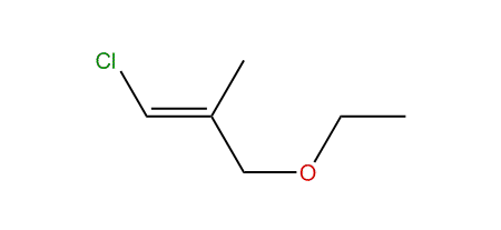 (E)-1-Chloro-3-ethoxy-2-methyl-propene