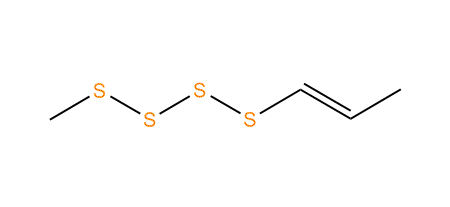 (E)-1-Methyl-4-(prop-1-enyl)-tetrasulfane