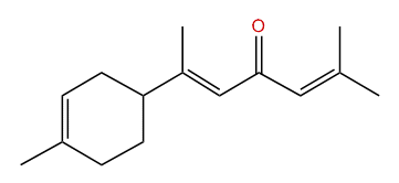 (S,E)-2-Methyl-6-(4-methylcyclohex-3-en-1-yl)-2,5-heptadien-4-one