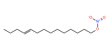 (E)-10-Tetradecenyl nitrate