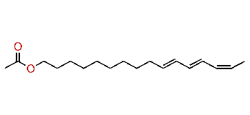 (E,E,Z)-10,12,14-Hexadecatrienyl acetate