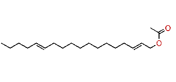 (E,E)-2,13-Octadecadienyl acetate