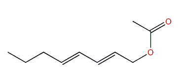 (E,E)-2,4-Octadienyl acetate