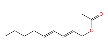 (E,E)-2,4-Nonadienyl acetate