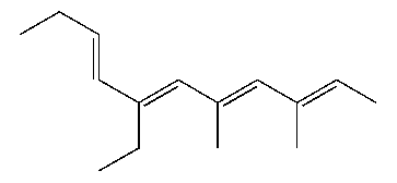 (E,E,E,E)-7-Ethyl-3,5-dimethyl-2,4,6,8-undecatetraene