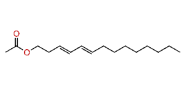 (E,E)-3,5-Tetradecadienyl acetate