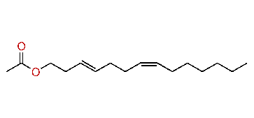 (E,Z)-3,7-Tetradecadienyl acetate