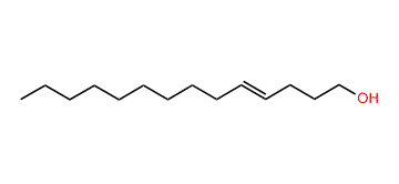 (E)-4-Tetradecen-1-ol