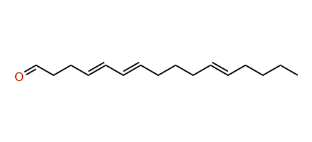 (E,E,E)-4,6,11-Hexadecatrienal