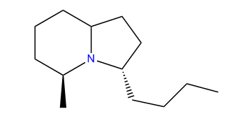 (E,Z)-5,9-3-Butyl-5-methyloctahydroindolizine