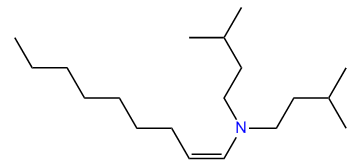 N,N-Diisoamylnon-1-enylamine
