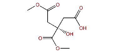 (S)-3,4-di(Methoxycarbonyl)-3-hydroxybutanoic acid