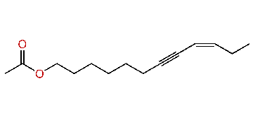 (Z)-9-Dodecen-7-yn-1-ol acetate