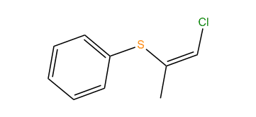(Z)-(3-Chloro-2-methylallylthio)-benzene