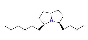 (Z,E)-5,8-3-Butyl-5-hexylpyrrolizidine