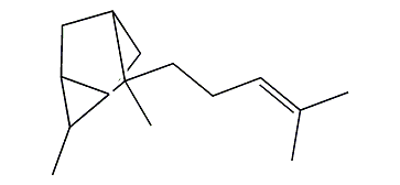 1,7-Dimethyl-7-(4-methyl-3-pentenyl)-tricyclo[2.2.1.0(2,6)]heptane