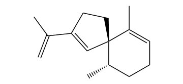 (5R,10S)-6,10-Dimethyl-2-(prop-1-en-2-yl)-spiro[4.5]deca-1,6-diene