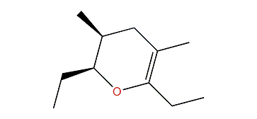 (2S,3S)-2,6-Diethyl-3,5-dimethyl-3,4-dihydro-2H-pyran