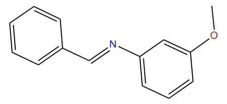 Benzylidene-(3-methoxyphenyl)-amine