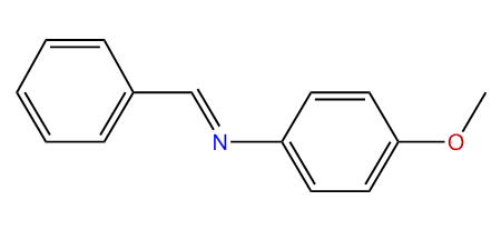 4-Methoxy-N-(phenylmethylene)-benzenamine