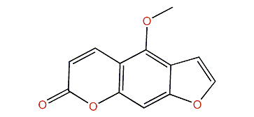 4-Methoxy-7H-furo[3,2-g]chromen-7-one
