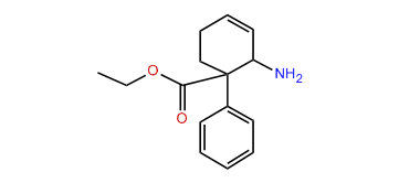 Ethyl 2-amino-1-phenyl-3-cyclohexene-1-carboxylate