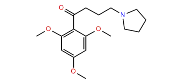 4-(Pyrrolidin-1-yl)-1-(2,4,6-trimethoxyphenyl)-butan-1-one