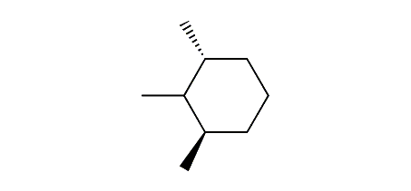 cis,trans-1,2,3-Trimethylcyclohexane