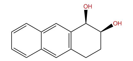 cis-1,2,3,4-Tetrahydroanthracene-1,2-diol