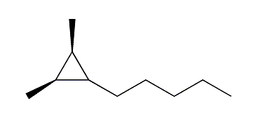 cis-1,2-Dimethyl-3-pentylcyclopropane