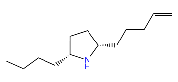 cis-2-Butyl-5-(4-pentenyl)-pyrrolidine