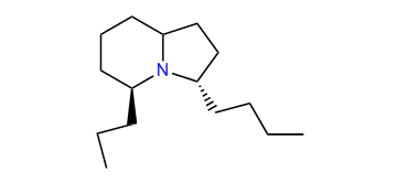 (2S,5S)-2-Butyl-8-propylindolizidine